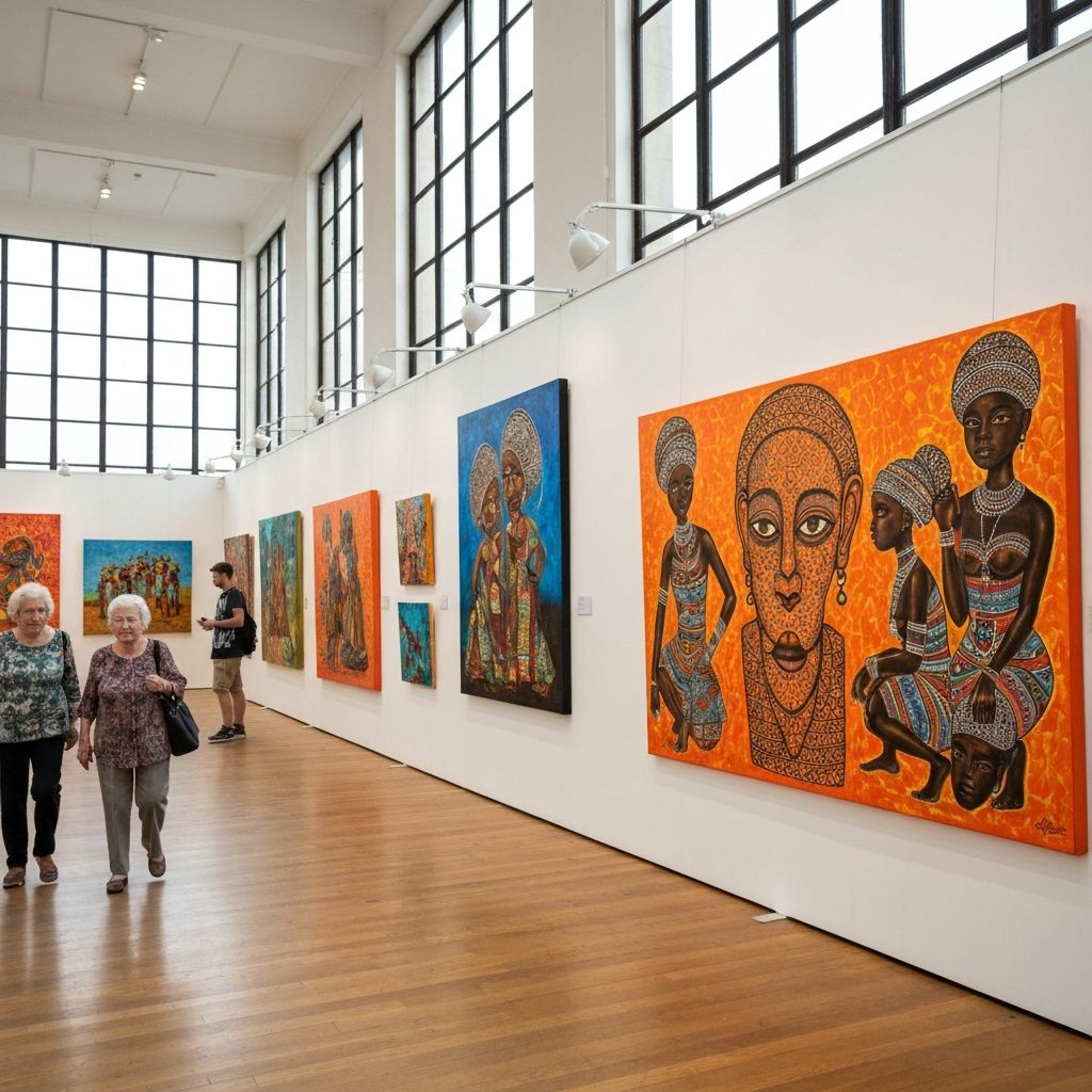 Art gallery showcase